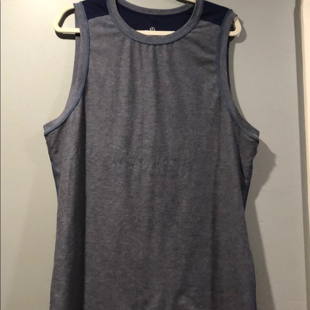 Men sleeveless lululemon running shirt